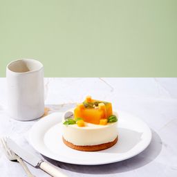 바질 망고 케이크